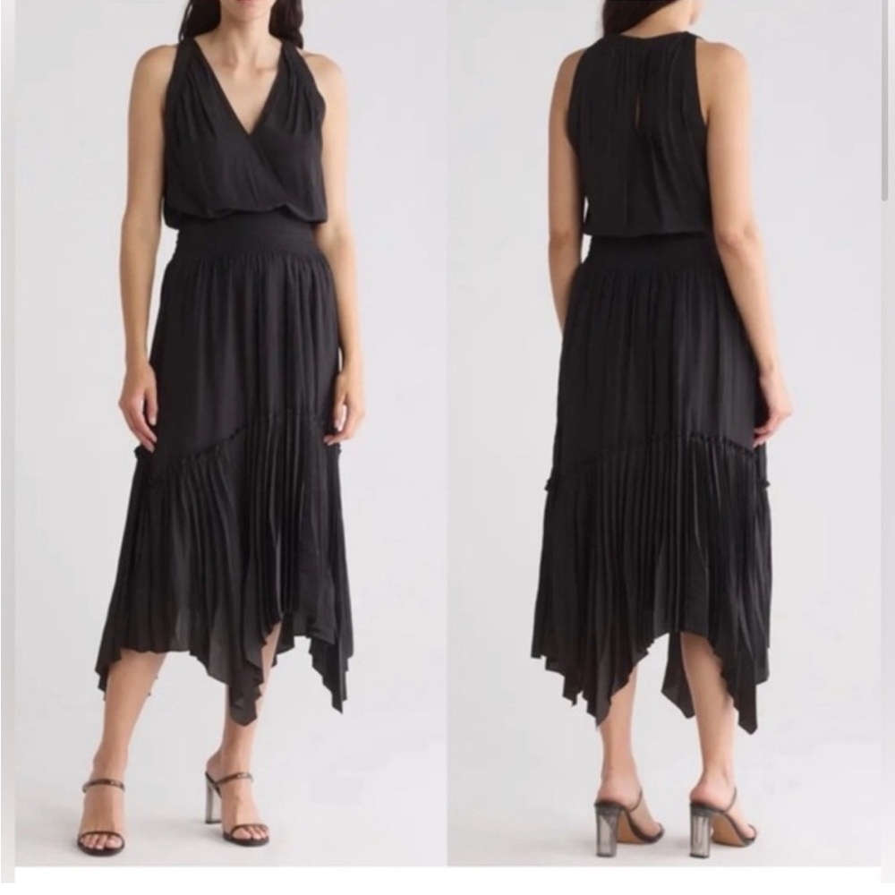 Ramy Brook Black Midi Dress